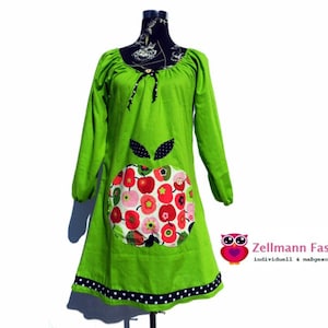 Apfelkleid Tunika Kleid Hänger Bluse Apfel Apple Bild 1