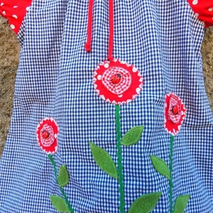 Flower Dress Tunic Blouse ladybugs Training image 2