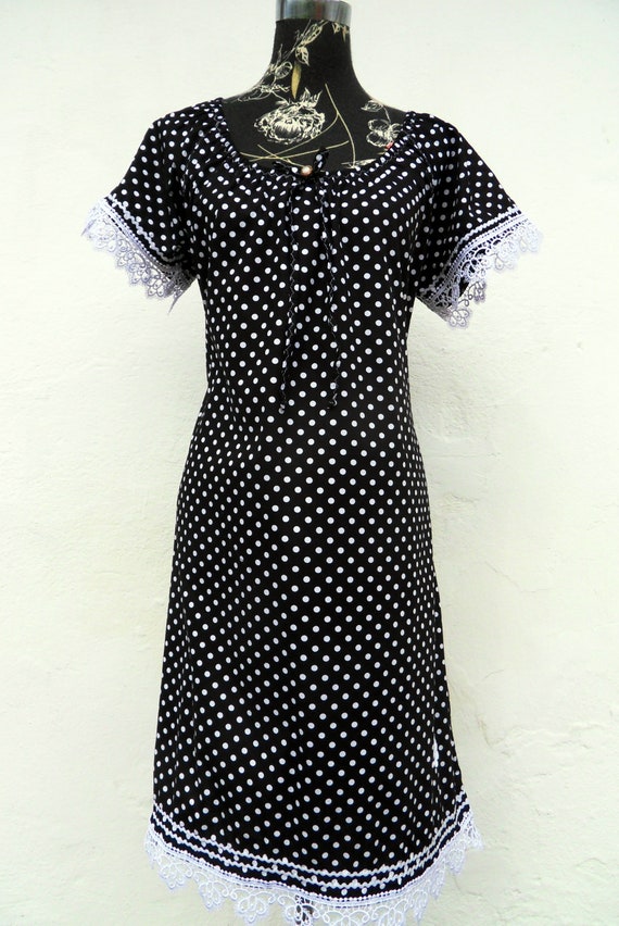 rockabilly polka dot dress