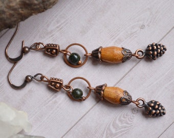 Boucles d’oreilles - Sensation d’automne