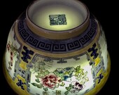 Qing Dynasty Ground Qianlong Medallion Bowl with mark