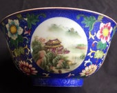 Qing Dynasty Qianlong Sgraffito Medallion Bowl