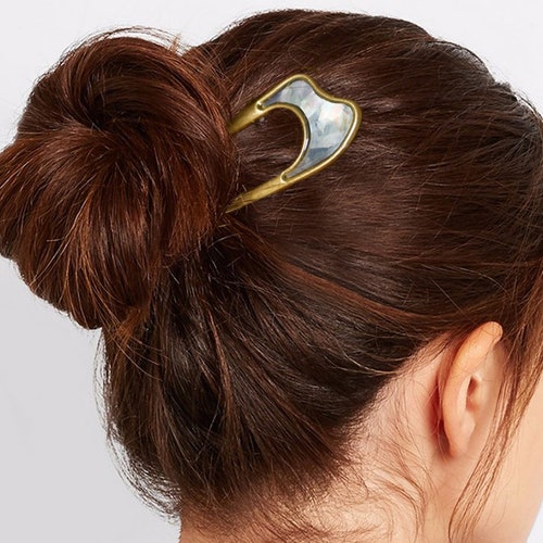 Hair Stick Mother of Pearl Metal Gold Silver Hairpin Hair Clip - Etsy Hair Stick Mother of Pearl Metal Gold Silver Hairpin Hair Clip - Etsy