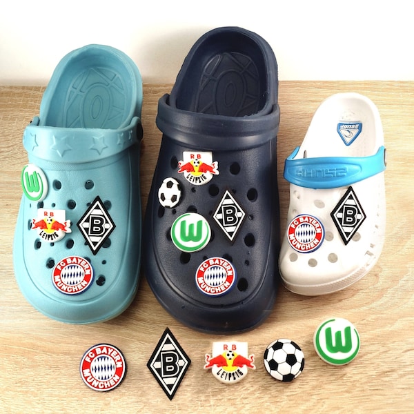 Fußball Charms Schuh Pins Charm Schuh Anstecker Schuhclip