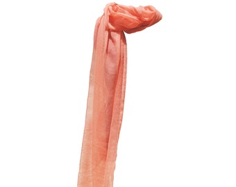 Coral gauze- scarf