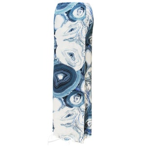 Jersey stone print skirt