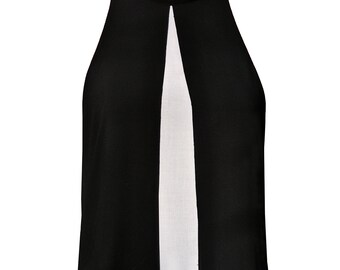 Svartvit blus