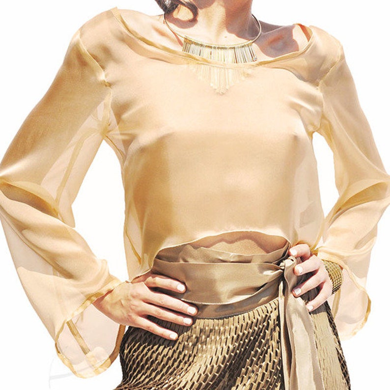 Silk blouse image 1