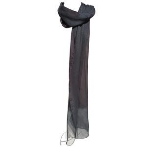 Black- silk shawl