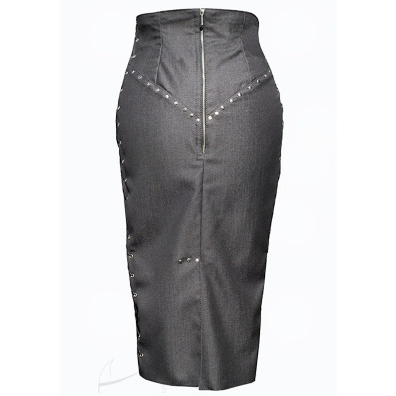 Metallic Pencil Skirt image 1