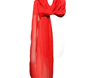 Red Devil- silk scarf