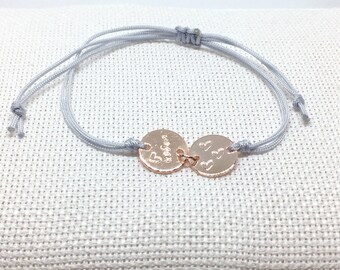 Armband "MissDouble" in Roségold