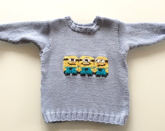 Babypullover Männchen Gr. 80/86     /  sofort lieferbar