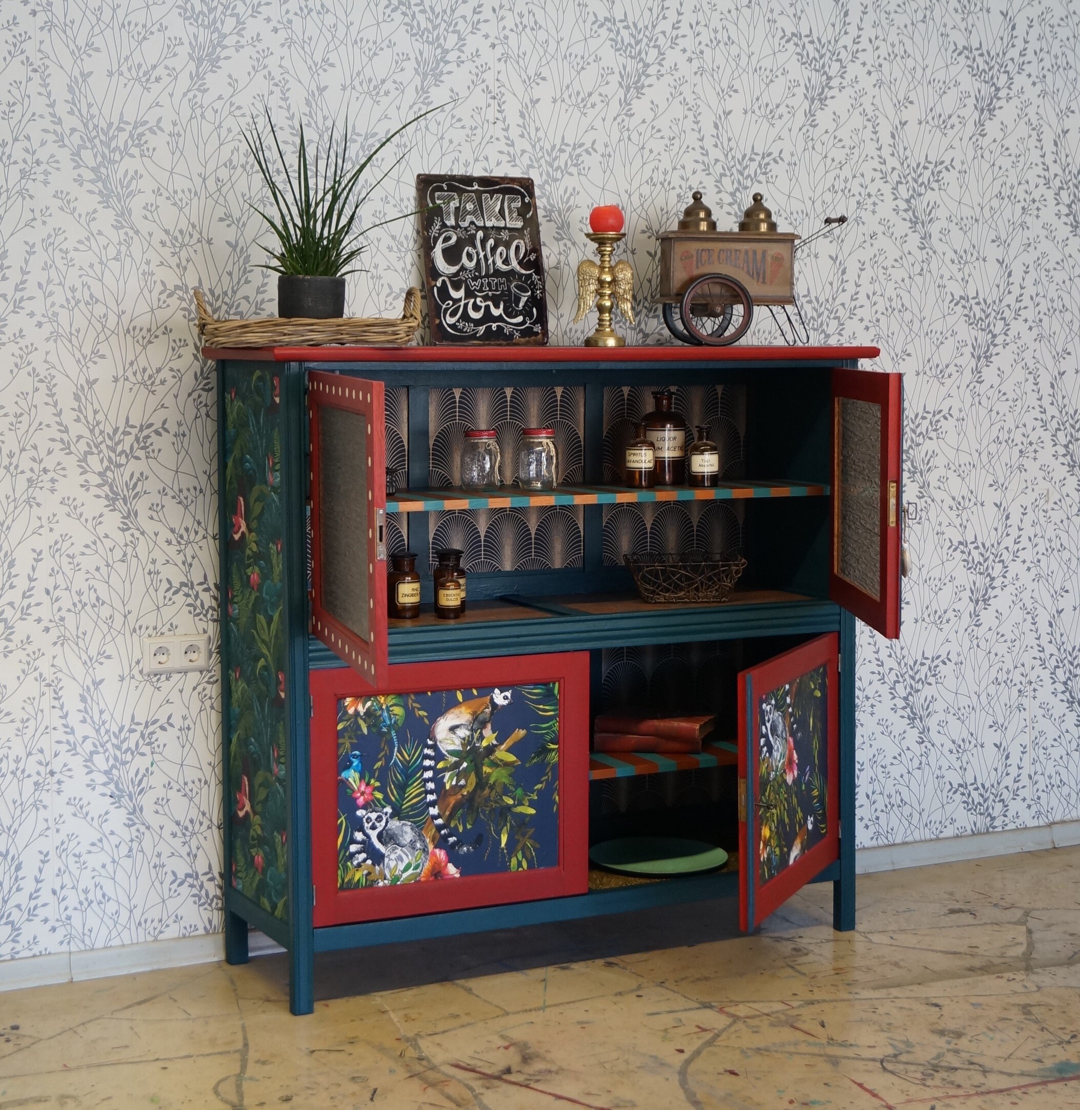 Gabinete de diseño 60s Mediados de siglo Aparador Diseño danés | Etsy