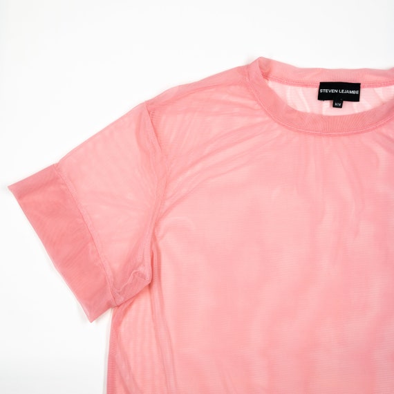 blush mesh top