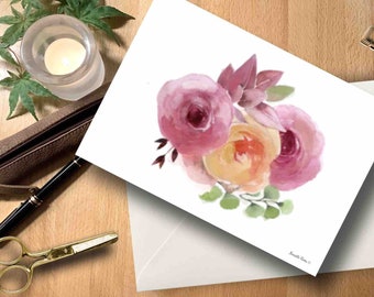 Card Roses Ranunculus