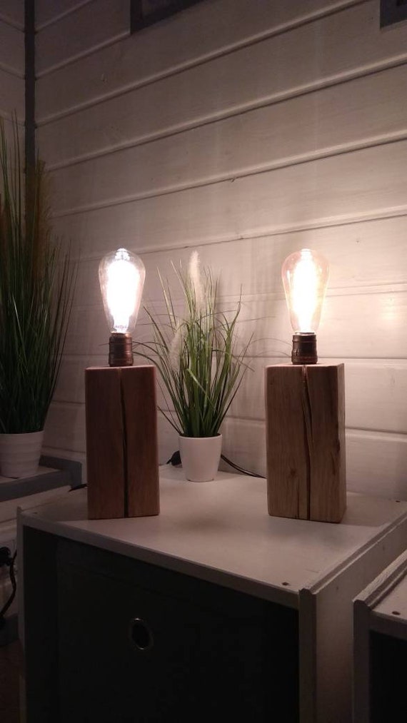 two bedside lamps