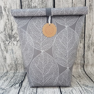 Lunch bag large - cooler bag "Leaves"