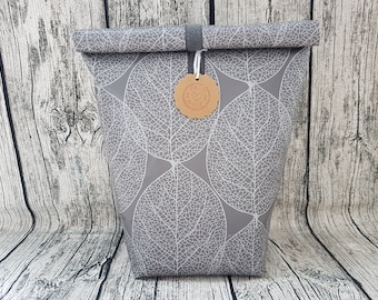 Lunch bag large - cooler bag "Leaves"