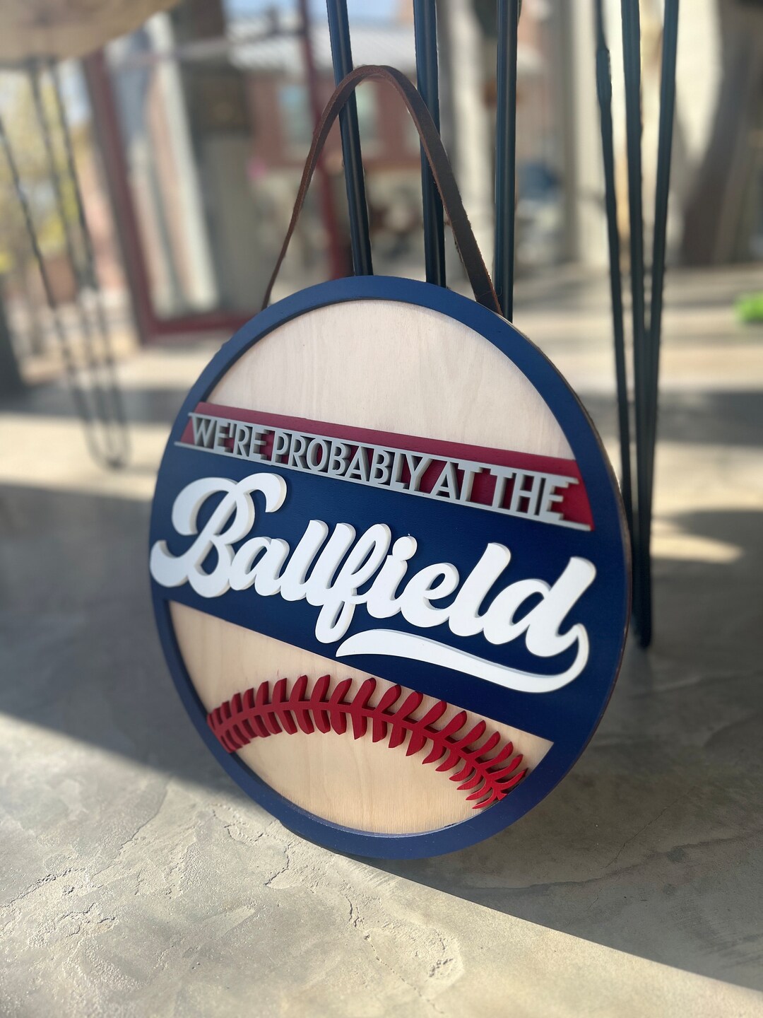 Front Door Wooden Baseball Welcome Sign & Decor Summer Wreath/hanger - Etsy