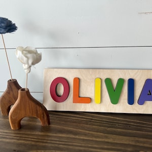 Wooden Child&#39;s Name Puzzle