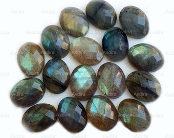 Labradorite naturale Rosa ovale Taglio 3X5mm a 20X30mm Labradorite rosa ovale Taglio schiena piatta Cabochon calibrato gemma sciolta calibrata