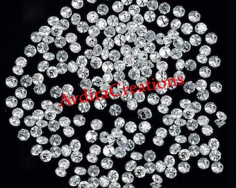 Sparkling Moissanite White D Color Brilliant Round Cut Size 1.6mm To 2.90mm loose Gemstone Jewelry making Wholesale Lot