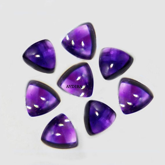 thumbnail image 2 of Natural Amethyst Round Cabochon Loose Gemstone Lot – 3mm To 20mm, Eye Clean, Not Enhanced 2 of 6