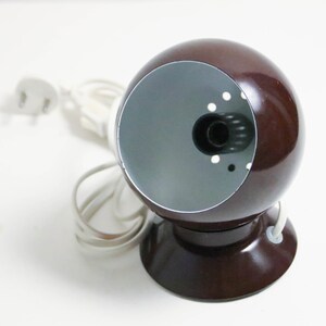 Vintage Ball Lamp Minispot Magnet Spotlight 70s Retro Denmark Wall Lamp 60s Mid Century 60s 70s Industrial Factory brown image 9