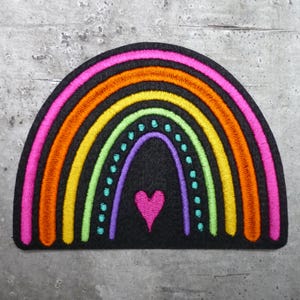 XL Rainbow Patch/Appliqué, Color Selection, First Day of School, School Cone