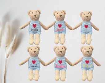 Teddy mit Namen Teddybär personalisiert