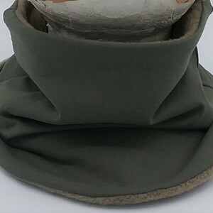 Beanie Mütze, khaki, für Kinder, Frauen, Männer, mit Stern Label, Babymütze, Bild 2