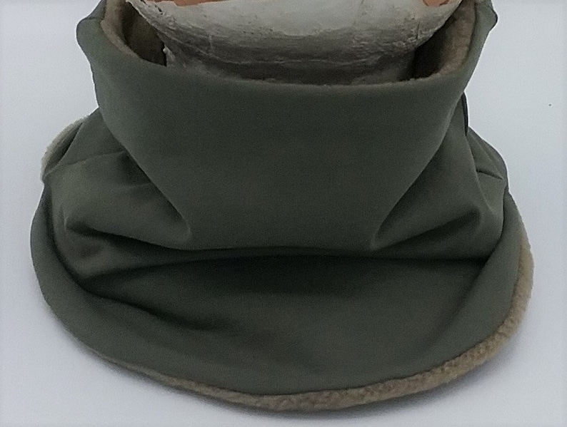 Beanie Mütze, khaki, für Kinder, Frauen, Männer, mit Stern Label, Babymütze, Bild 2