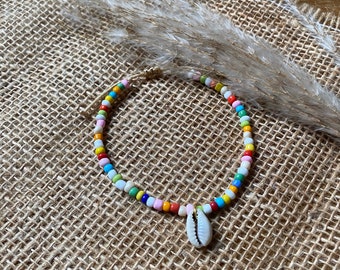 Anklet cowrie shell | Rocailles