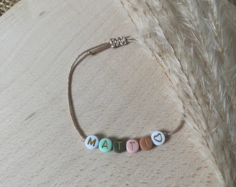 Noms de bracelets à lettres | Personnalisé