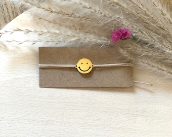 Armband Smiley Edelstahl