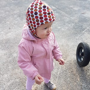 Casquette Marinchen avec queue, avec coccinelle et rouge, casquette de transition. image 4