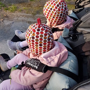 Casquette Marinchen avec queue, avec coccinelle et rouge, casquette de transition. image 6