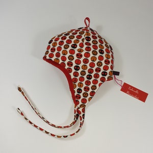 Casquette Marinchen avec queue, avec coccinelle et rouge, casquette de transition. image 1