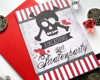 Carte D Anniversaire Tete De Mort Etsy