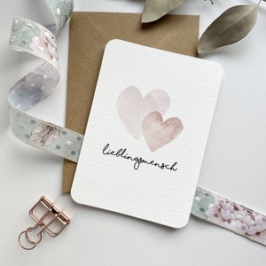 Lieblingsmensch // Kunstdruck-Postkarte A6 //