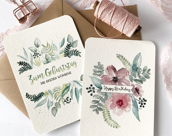 Liebevoll Gestaltetes Postkartenset Mit Verschiedenen Designs
