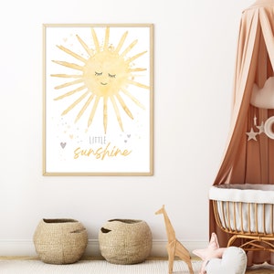 LittleSunshine SONNEN-Poster, Watercolor-ART, versch. Formate