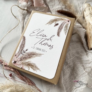 Geschenkschachtel zur Hochzeit oder Geburtstag // Pampas