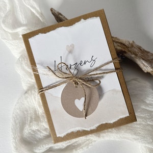 Geschenkschachtel // HERZENSmensch // Box zum Verpacken von Kleinigkeiten // mit oder ohne Spruch