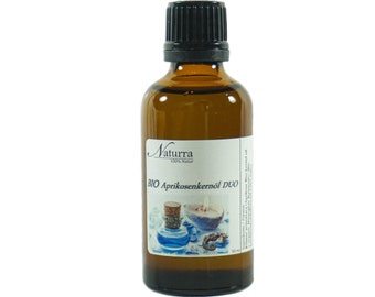 Da 239EUR/1L olio di nocciolo di albicocca biologico spremuto a freddo 50ml vetro DUO cosmetici naturali 2in1 olio per il corpo vegano cura della pelle cura del viso fai da te bottiglia di olio in vetro