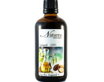 169,5EUR/1L Huile d’Argan Bio nativement pressée à froid vegan Maroc 100ml verre DIY raffiné avec une autre huile bio De choix 2en1 huile de cuisine personnelle