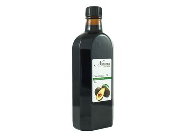 99,8EUR/1L organic avocado oil natively cold pressed vegan 250ml in a glass pure vegetable oil without additive raw material kitchen oil cooking oil seasoning oil marinade organic