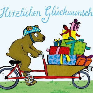 Bicicleta de carga postal “Parabéns”
