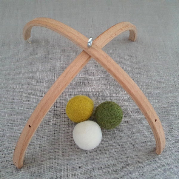 20 cm Ø Mobile, DIY, selber machen, Bögen, Bogen, Holzbögen, Mobilebögen